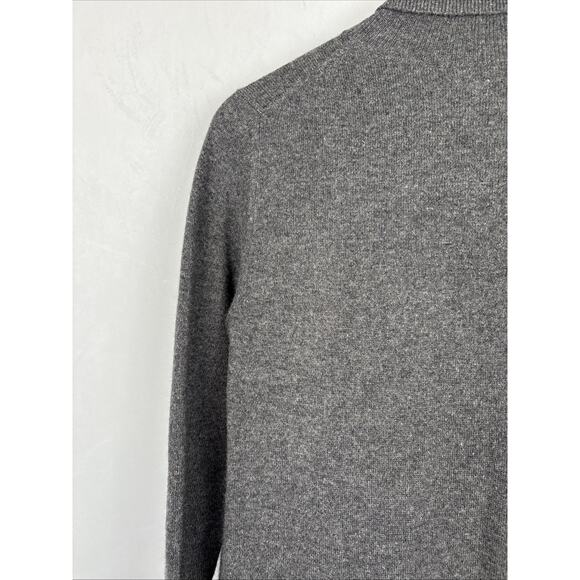 Forte Cashmere Turtleneck Sweater Dress Size Small Gray Minimalist Quiet Luxury - Picture 12 of 14